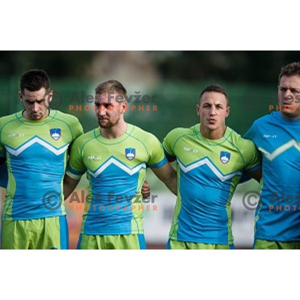 in action during rugby match Slovenia - Denmark , European Nations cup , Division 2C, ZAK, Ljubljana, Slovenia , 14.11.2015