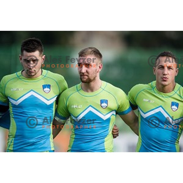in action during rugby match Slovenia - Denmark , European Nations cup , Division 2C, ZAK, Ljubljana, Slovenia , 14.11.2015