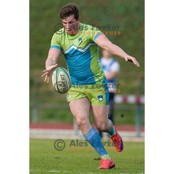 in action during rugby match Slovenia - Denmark , European Nations cup , Division 2C, ZAK, Ljubljana, Slovenia , 14.11.2015