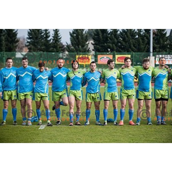 in action during rugby match Slovenia - Denmark , European Nations cup , Division 2C, ZAK, Ljubljana, Slovenia , 14.11.2015