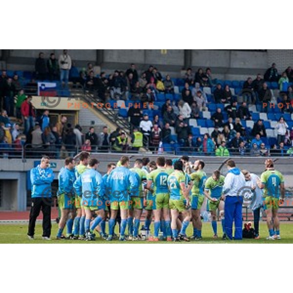 in action during rugby match Slovenia - Denmark , European Nations cup , Division 2C, ZAK, Ljubljana, Slovenia , 14.11.2015
