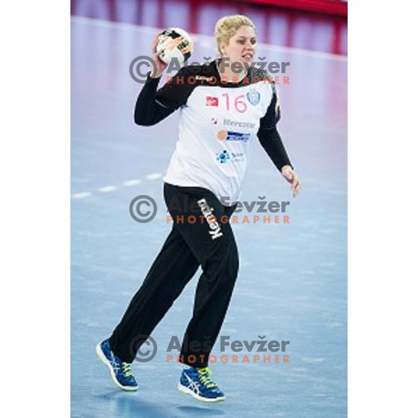 Misa Marincek in action during handball match between Krim Mercator - Rostov-Don, EHF Women\'s Champions League, Stozice, Ljubljana, 20.11.2015