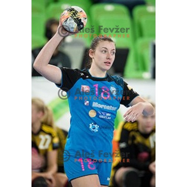 Nina Zulic in action during handball match between Krim Mercator - Rostov-Don, EHF Women\'s Champions League, Stozice, Ljubljana, 20.11.2015