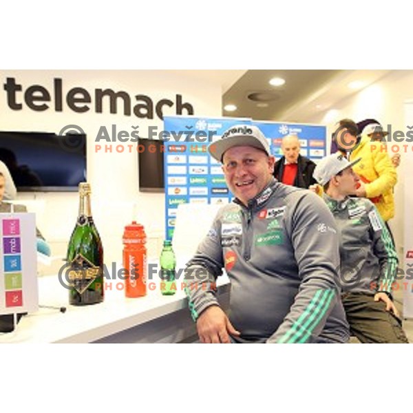 Goran Janus at press conference of Slovenia Nordic team for 2015/2016 World Cup ski jumping season in Ljubljana, Slovenia on November 23, 2015