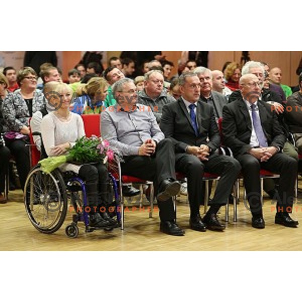 Mateja Pintar at Slovenia disabled sportsman of the year 2015 Gala event in Austria Trend Hotel, Ljubljana on December 8, 2015