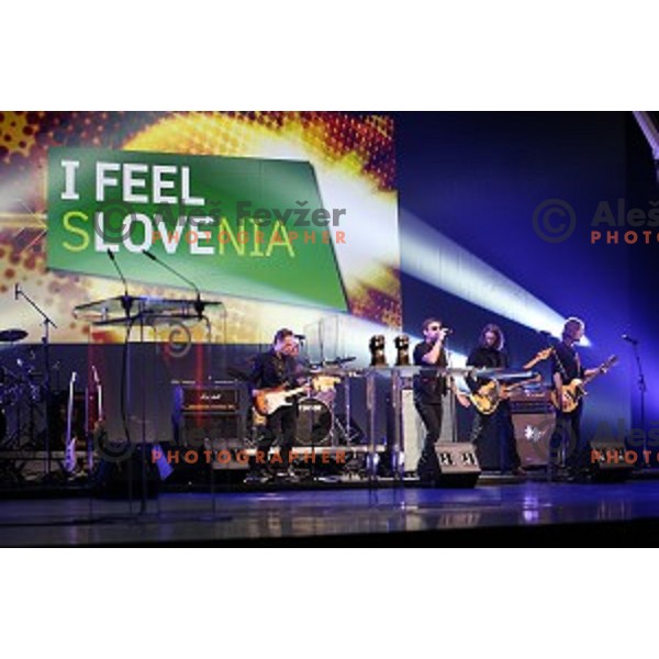 at Slovenian sportsman of the year 2015 awards during Gala night in Cankar Hall on December 8, 2015, Ljubljana, Slovenia