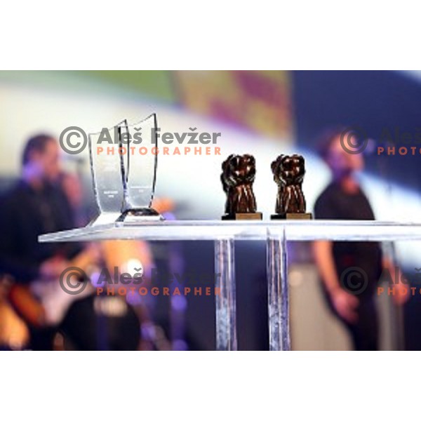 at Slovenian sportsman of the year 2015 awards during Gala night in Cankar Hall on December 8, 2015, Ljubljana, Slovenia