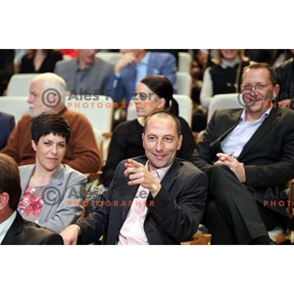 Tomas Globocnik at Slovenian sportsman of the year 2015 awards during Gala night in Cankar Hall on December 8, 2015, Ljubljana, Slovenia