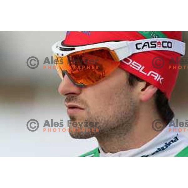 Jakov Fak during BMW IBU World Cup Biathlon Official Training at Pokljuka, Slovenia on December 16, 2015