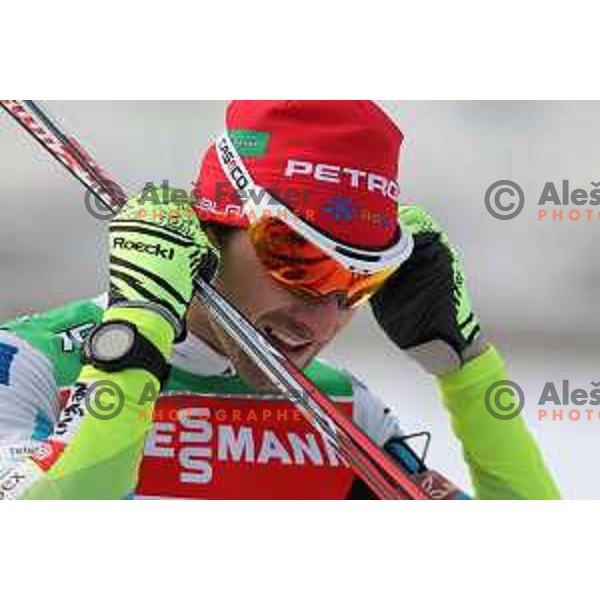 Jakov Fak during BMW IBU World Cup Biathlon Official Training at Pokljuka, Slovenia on December 16, 2015