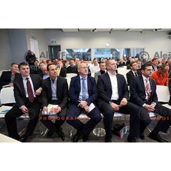 General Assembly of Olympic Committee of Slovenia in Congress Hall of BTC City, Ljubljana, Slovenia on December 16, 2015