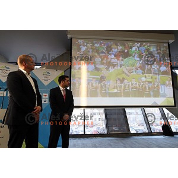 General Assembly of Olympic Committee of Slovenia in Congress Hall of BTC City, Ljubljana, Slovenia on December 16, 2015