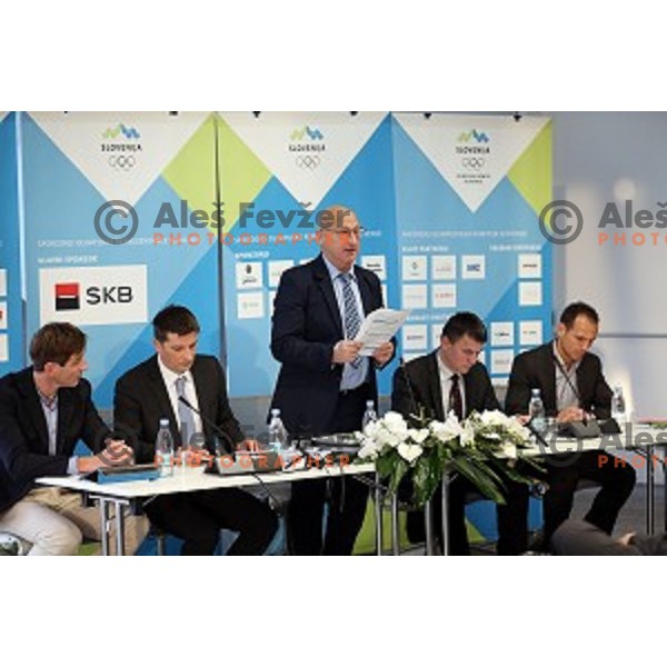 General Assembly of Olympic Committee of Slovenia in Congress Hall of BTC City, Ljubljana, Slovenia on December 16, 2015
