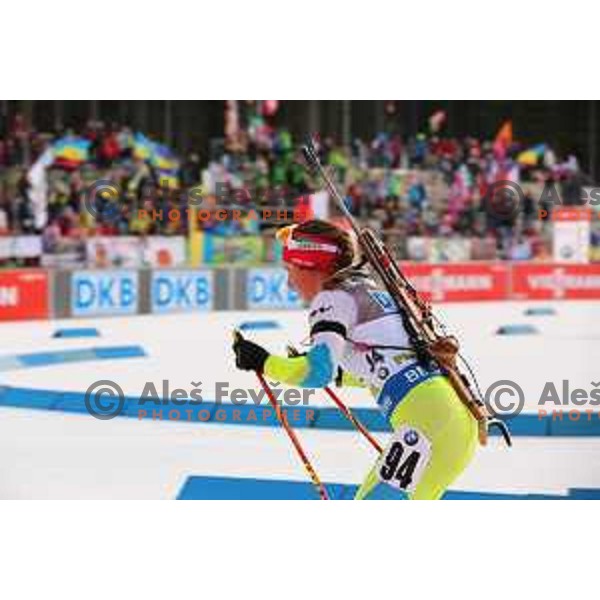 Urška Poje during BMW IBU World Cup Biathlon Women 7.5km Sprint at Pokljuka, Slovenia on December 18, 2015