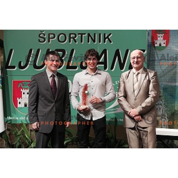 Award giving Gala Night for Best Sportsman of Ljubljana 2015 in Festival Hall, Ljubljana, Slovenia on December 10, 2015