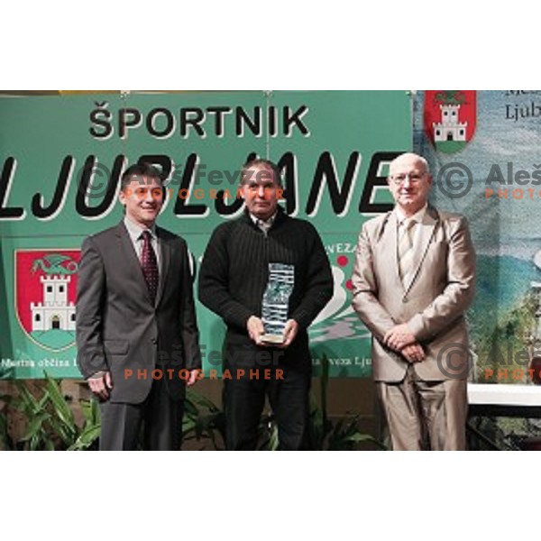 Award giving Gala Night for Best Sportsman of Ljubljana 2015 in Festival Hall, Ljubljana, Slovenia on December 10, 2015