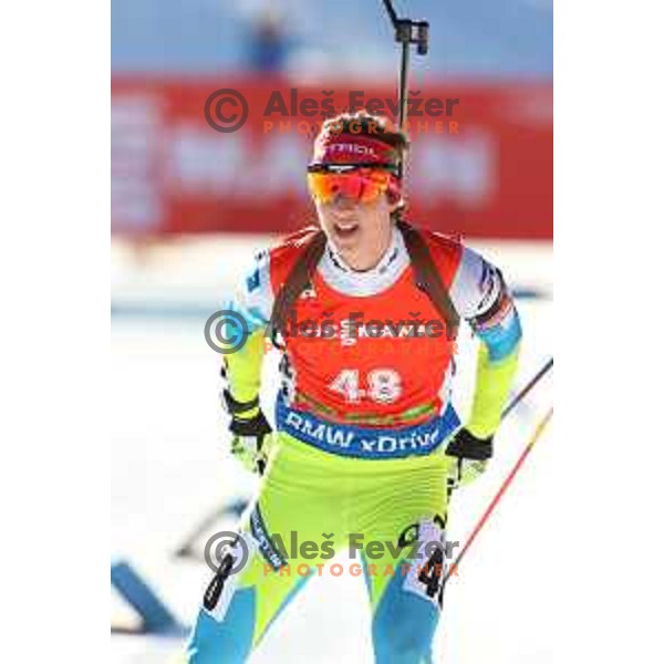 BMW IBU World Cup Biathlon Men Pursuit 12.5km at Pokljuka, Slovenia on December 19, 2015