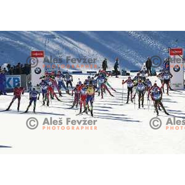 BMW IBU World Cup Biathlon Men Mass Start 15km at Pokljuka, Slovenia on December 20, 2015