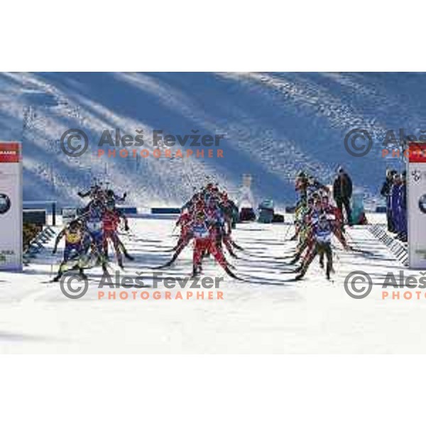 BMW IBU World Cup Biathlon Men Mass Start 15km at Pokljuka, Slovenia on December 20, 2015