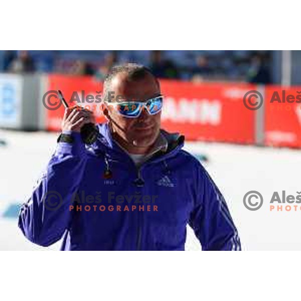 Borut Nunar during BMW IBU World Cup Biathlon Men Mass Start 15km at Pokljuka, Slovenia on December 20, 2015