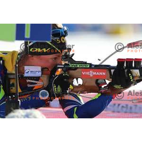 Marie Dorin Habert during BMW IBU World Cup Biathlon Women Mass Start 12.5km at Pokljuka, Slovenia on December 20, 2015