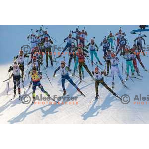BMW IBU World Cup Biathlon Women Mass Start 12.5km at Pokljuka, Slovenia on December 20, 2015