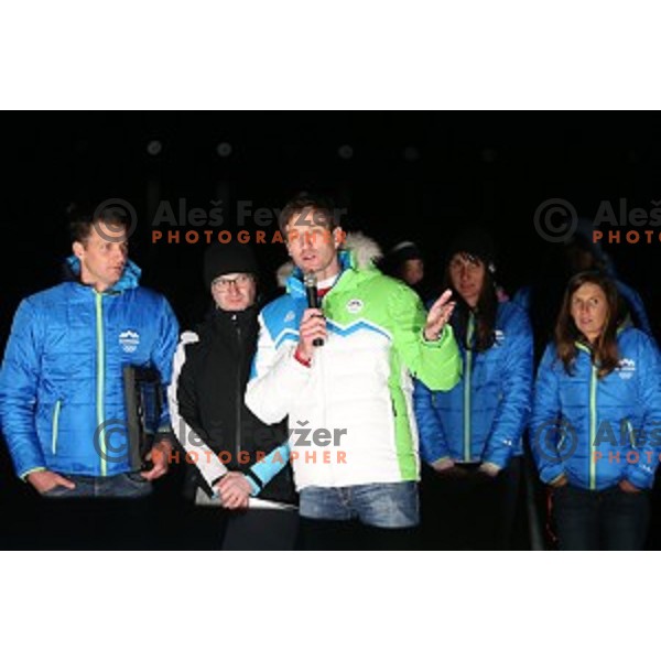 Presentation of Slovenia athletes candidates for Rio 2016 Summer Olympic games at Bled, Slovenia on December 30, 2015