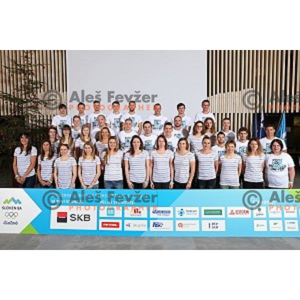 Presentation of Slovenia athletes candidates for Rio 2016 Summer Olympic games at Bled, Slovenia on December 30, 2015