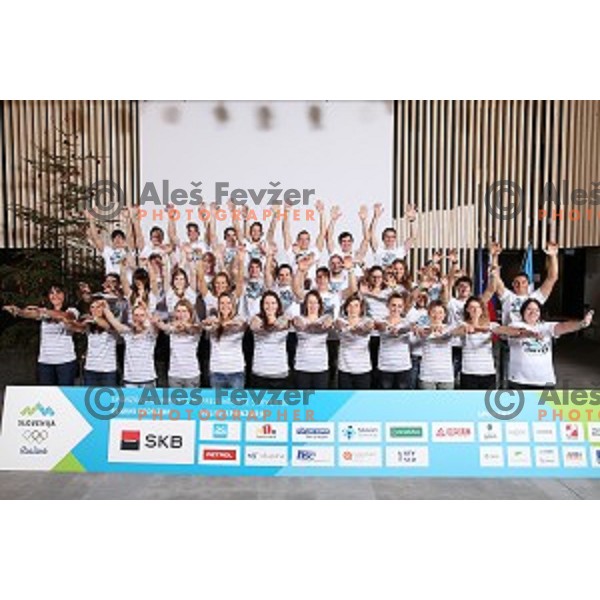 Presentation of Slovenia athletes candidates for Rio 2016 Summer Olympic games at Bled, Slovenia on December 30, 2015