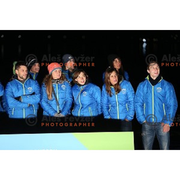 Presentation of Slovenia athletes candidates for Rio 2016 Summer Olympic games at Bled, Slovenia on December 30, 2015