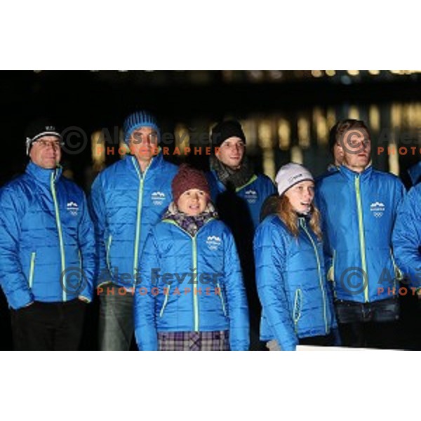 Presentation of Slovenia athletes candidates for Rio 2016 Summer Olympic games at Bled, Slovenia on December 30, 2015