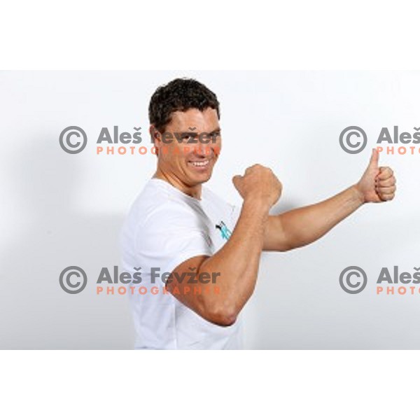 Vasilij Zbogar at Presentation of Slovenia athletes candidates for Rio 2016 Summer Olympic games at Bled, Slovenia on December 30, 2015