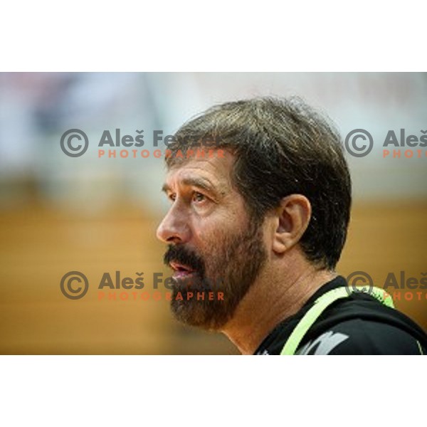 Veselin Vujovic in action during friendly handball match between Slovenia - Croatia, Bonifika, Koper, 09.01.2016