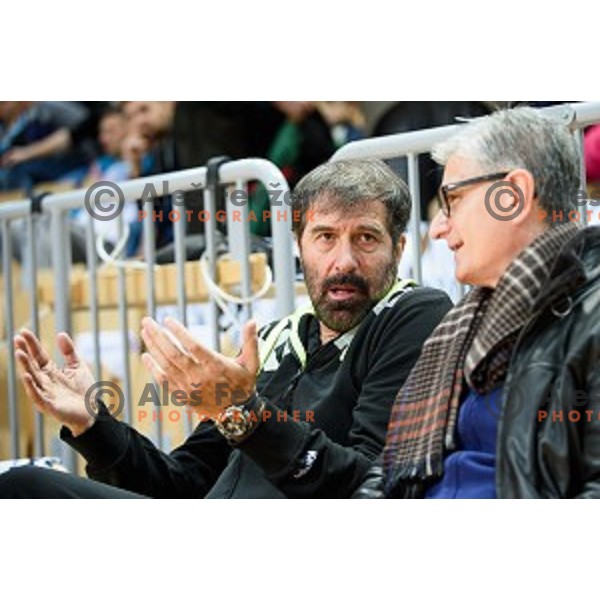 Veselin Vujovic, Franjo Bobinac in action during friendly handball match between Slovenia - Croatia, Bonifika, Koper, 09.01.2016