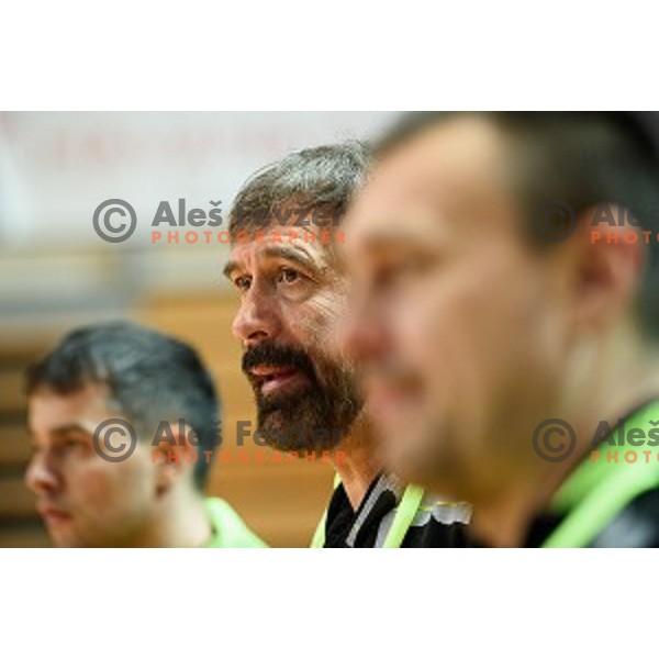 Veselin Vujovic in action during friendly handball match between Slovenia - Croatia, Bonifika, Koper, 09.01.2016