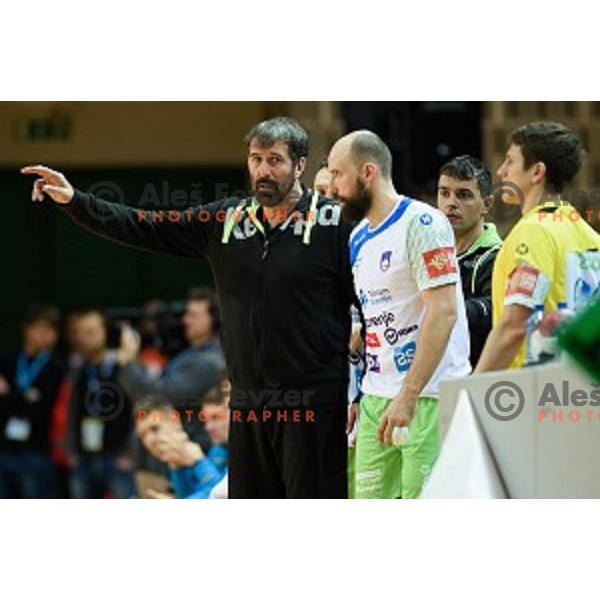 Veselin Vujovic in action during friendly handball match between Slovenia - Croatia, Bonifika, Koper, 09.01.2016