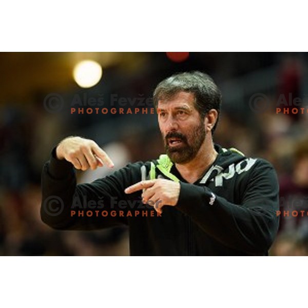 Veselin Vujovic in action during friendly handball match between Slovenia - Croatia, Bonifika, Koper, 09.01.2016