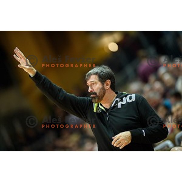 Veselin Vujovic in action during friendly handball match between Slovenia - Croatia, Bonifika, Koper, 09.01.2016