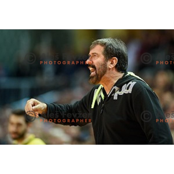 Veselin Vujovic in action during friendly handball match between Slovenia - Croatia, Bonifika, Koper, 09.01.2016