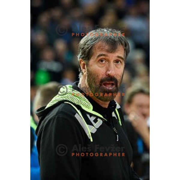 Veselin Vujovic in action during friendly handball match between Slovenia - Croatia, Bonifika, Koper, 09.01.2016