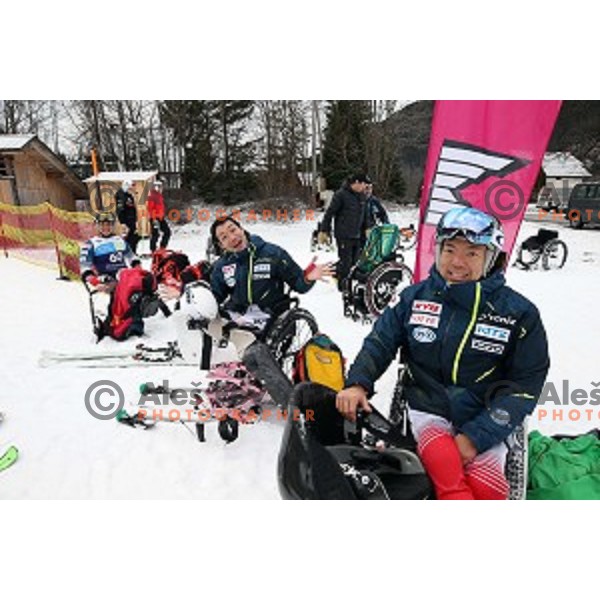 Giant Slalom at 2016 IPC Alpine Ski World Cup in Kranjska gora, Slovenia on January 15, 2016