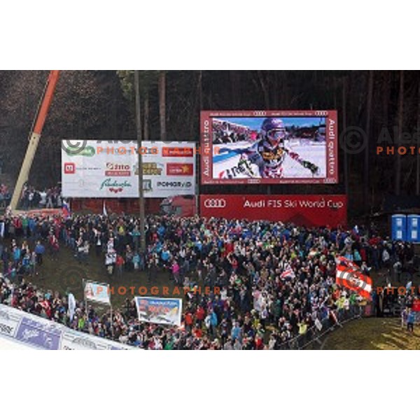 FIS Audi World Cup Alpine skiing Giant Slalom for 52 Golden Fox - Zlata Lisica in Maribor, Slovenia on January 30, 2016