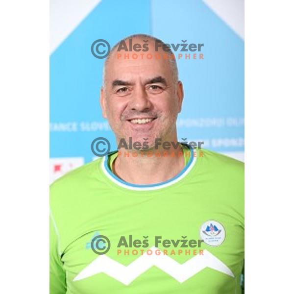 Ziga Dobnikar of Slovenia team for MOI Lillehammer - Youth Olympic games Norway 2016 at official presentation in Bled, Slovenia on February 4, 2016