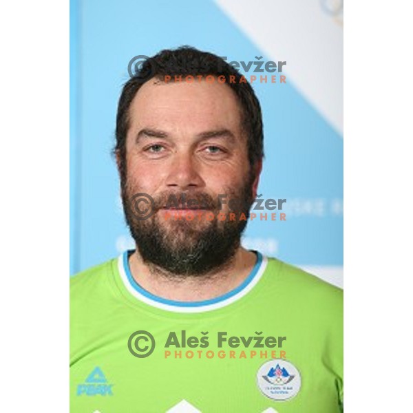 Ales piber, coach of Slovenia team for MOI Lillehammer - Youth Olympic games Norway 2016 at official presentation in Bled, Slovenia on February 4, 2016