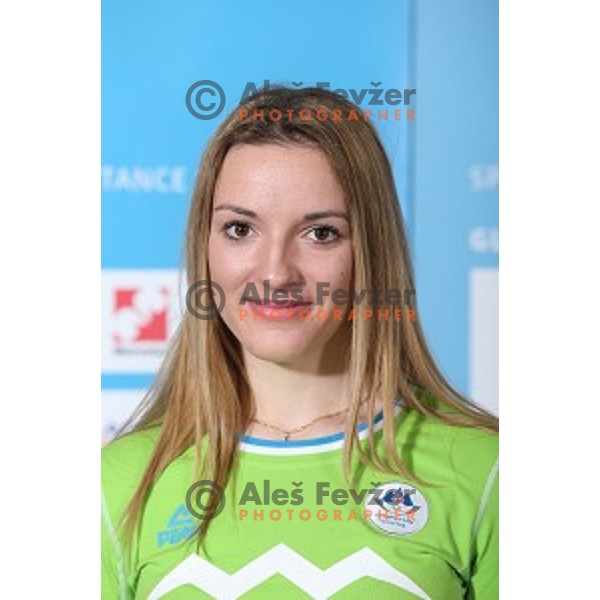Ziva Otonicar of Slovenia team for MOI Lillehammer - Youth Olympic games Norway 2016 at official presentation in Bled, Slovenia on February 4, 2016