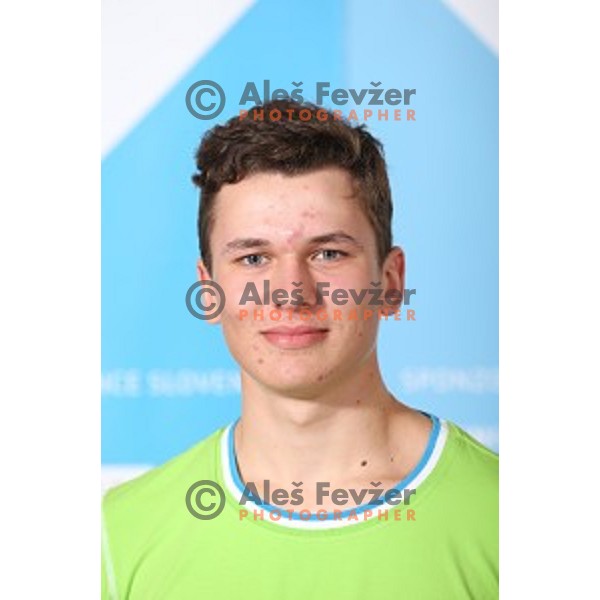 Klemen Vampelj of Slovenia team for MOI Lillehammer - Youth Olympic games Norway 2016 at official presentation in Bled, Slovenia on February 4, 2016