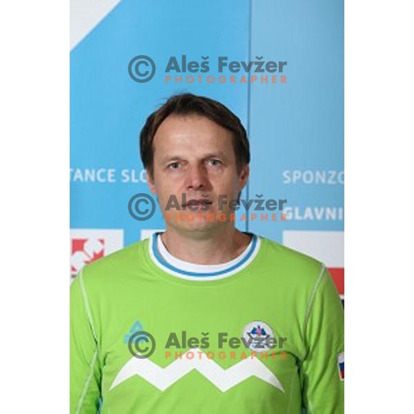 Roman Vidovic of Slovenia team for MOI Lillehammer - Youth Olympic games Norway 2016 at official presentation in Bled, Slovenia on February 4, 2016
