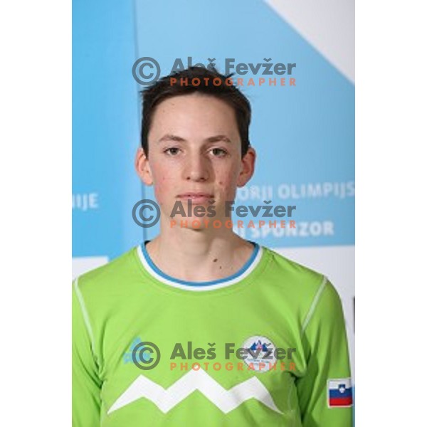 Bor Pavlovcic of Slovenia team for MOI Lillehammer - Youth Olympic games Norway 2016 at official presentation in Bled, Slovenia on February 4, 2016