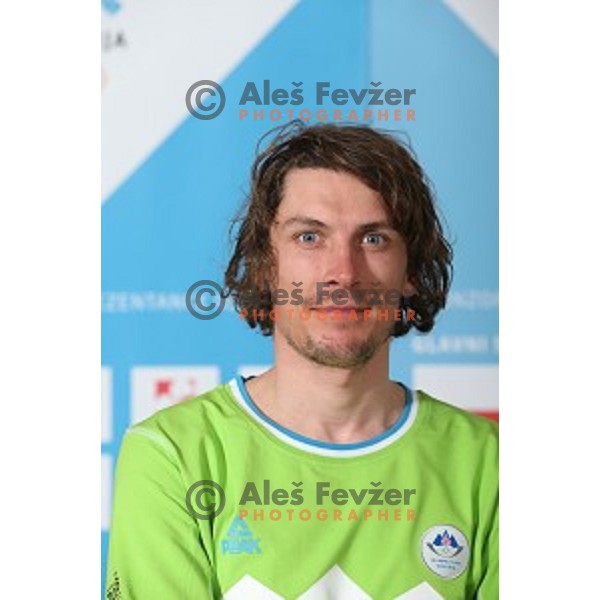 Domen Bizjak coach of Slovenia team for MOI Lillehammer - Youth Olympic games Norway 2016 at official presentation in Bled, Slovenia on February 4, 2016