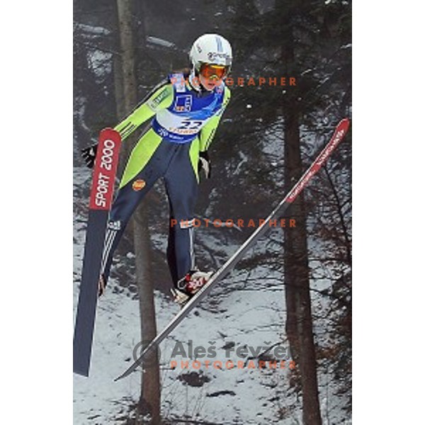 Ursa Bogataj (SLO) at FIS Ski jumping Ladies World Cup in Ljubno, Slovenia on February 13, 2016